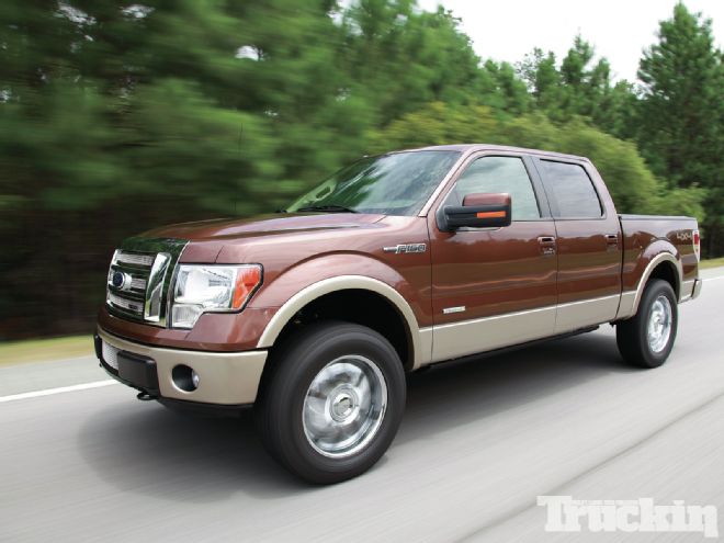 do It Yourself Driveway Upgrades ford F 150 Ecoboost Driving Shot