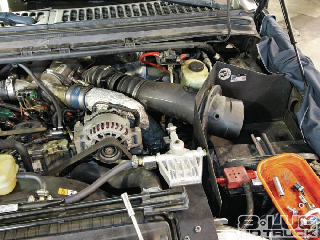 the Aurora Upgrade Aurora Turbo System Installation ford F350 Project Truck Engine