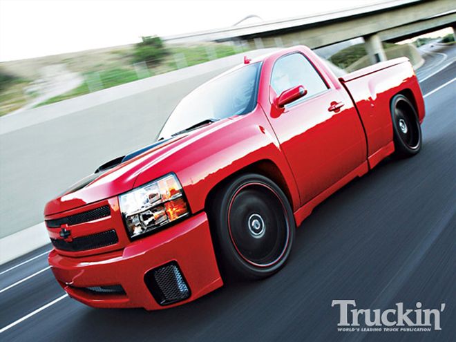 2008 Chevy Silverado Procharger Supercharger Installation left Side Angle