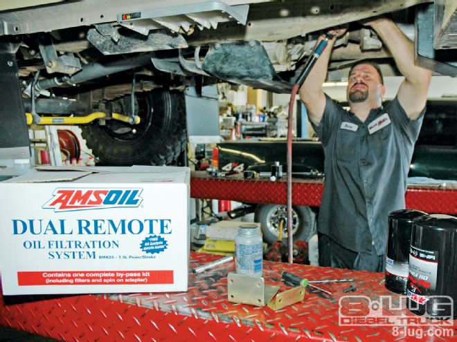 Amsoil Dual Remote Oil Filtration System - Clean Oil