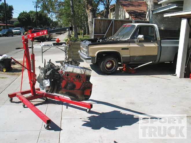 truck Modifications For Motor Swap engine