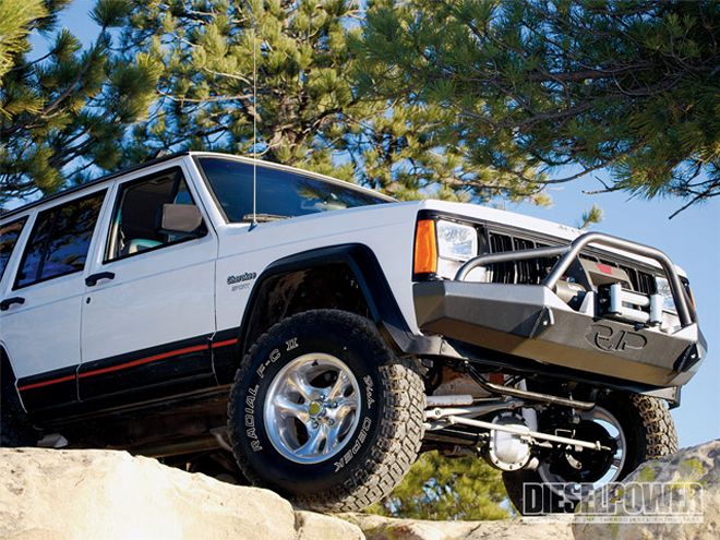 jeep Cherokee 2 8l Turbo Diesel Conversion right Front Angle