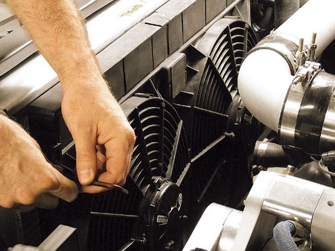 1967 Chevy C10 - Spal High Performance Fan Install - Temperature Control
