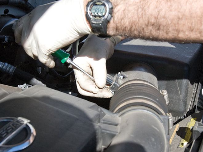 Air Intake System on a Nissan Frontier - A Breath of Fresh Air