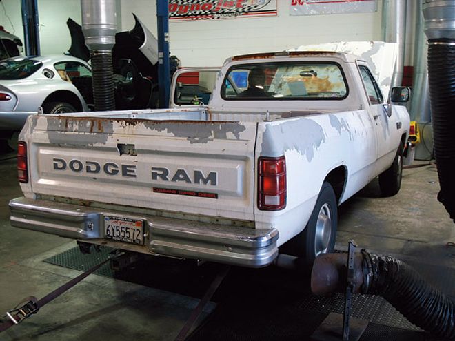 1989 Dodge Ram rear View