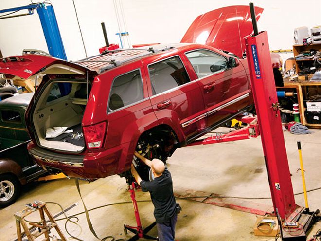 2007 Diesel Jeep Grand Cherokee rear View