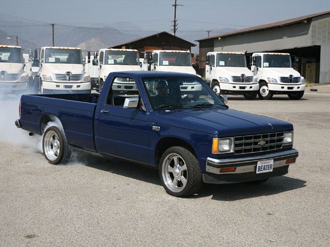 1989 Chevrolet S10 burnout