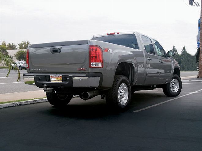 2007 Chevy Duramax rear Angle