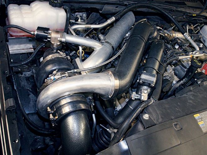 twin Turbo Duramax engine