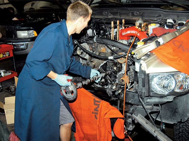 cummins Camshaft Swap camshaft Removal