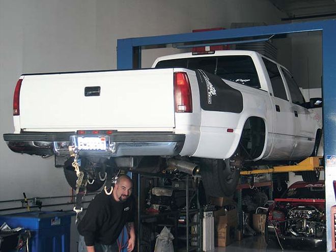 1996 Chevrolet C3500 Dually rear Passengers Side View