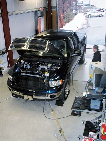 Dodge Ram Diesel Aerial View