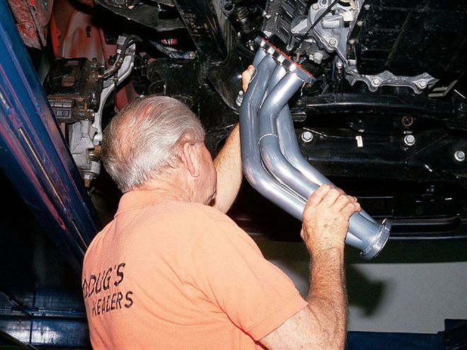 Headers and Exhaust on a 2003 Dodge Ram - The Midnight Rumbler