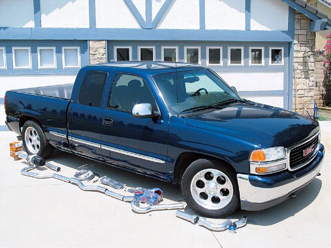 Remote-Mount Turbocharger on a 1999 GMC Sierra - Tailpipe Turbo