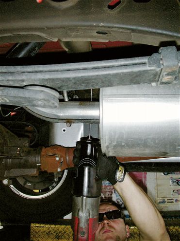 Dynomax Dual Exhaust on a 2003 Chevy Silverado - Twice Pipes