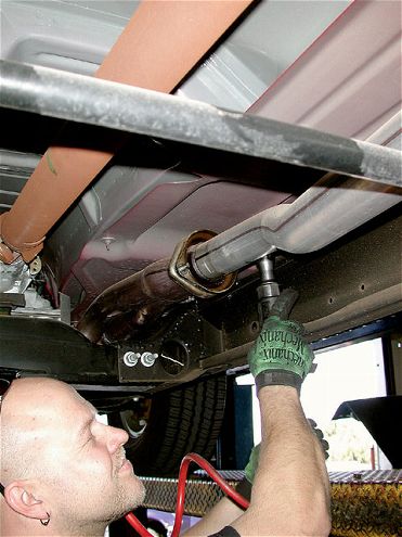Dynomax Dual Exhaust on a 2003 Chevy Silverado - Twice Pipes