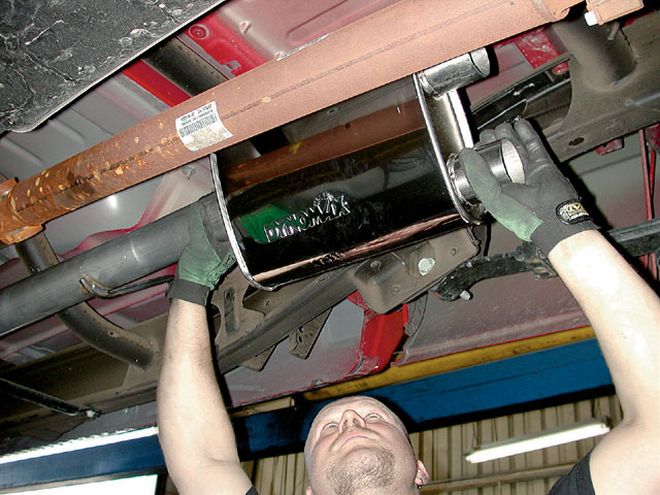 Dynomax Dual Exhaust on a 2003 Chevy Silverado - Twice Pipes