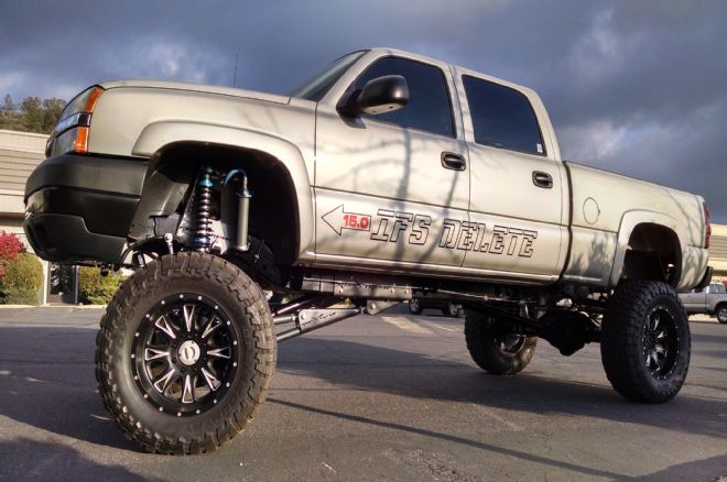 Chevrolet Truck With Precision Fabrication Plus 15 Inch Kit And Toyo Open County Mt Tires