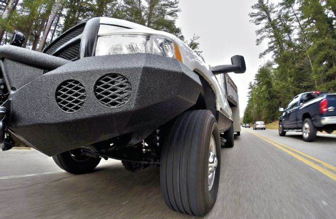 Cummins Truck Pulling Trailer