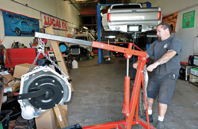 DieselSite E4OD Transmission Upgrade & Install - Shift Change