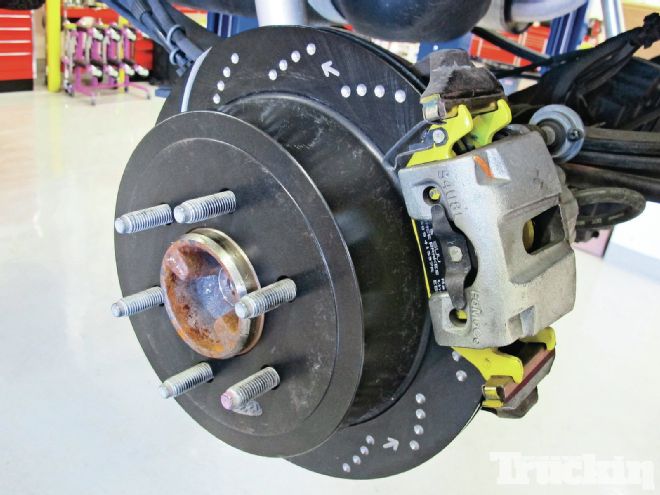 1301tr 12 2011 Ford F 150 Ebc Rear Rotor Installed