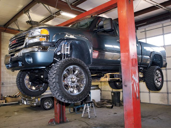 2004 Gmc 2500 Axle Gear Swap two Post Hoist