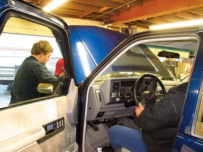 1994 Custom Chevy Truck Performance Steering bleed System