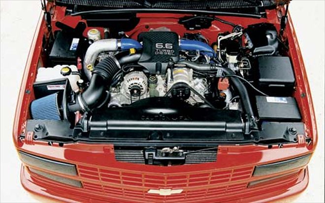 163 0412 02z 1989 Chevrolet Silverado K1500 Flareside 4x4 Pickup Engine