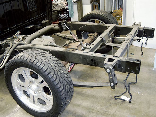 Custom Built Axle and Wheeltubs - Pro Street Posture