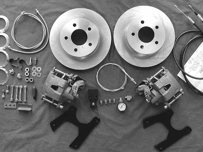Bolt-On Disc Brake Conversion Kit on a 1992 Toyota Truck - Compact Discs