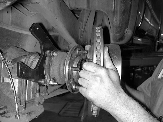 Bolt-On Disc Brake Conversion Kit on a 1992 Toyota Truck - Compact Discs