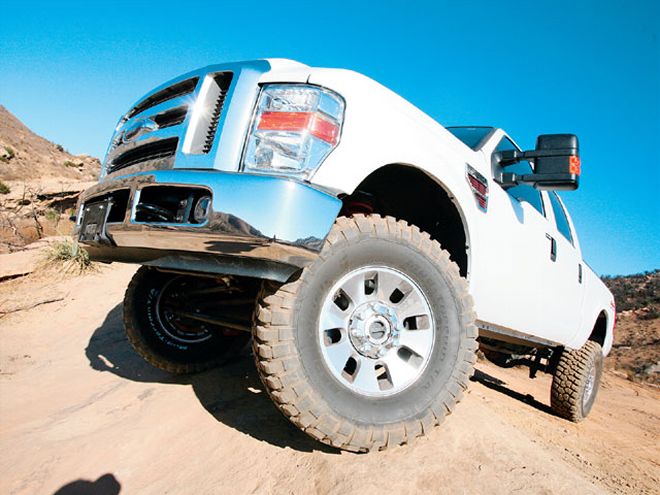 tire Test ford F250 bfgoodrich Mud Terrain Km2