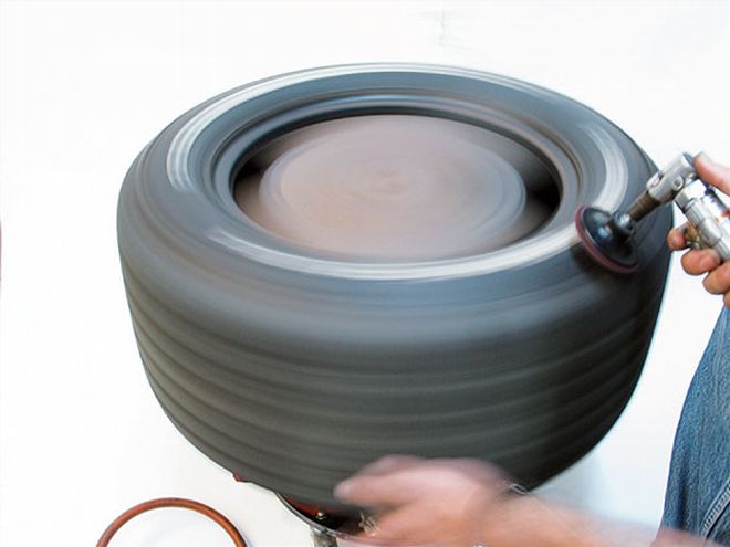Grinding for a Smooth Tire Sidewall - The Sweet Smell of Rubber
