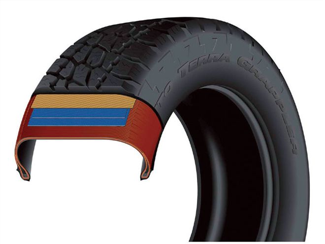 nitto Terra Grappler tire Layers