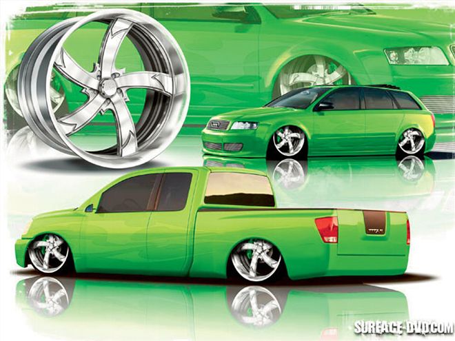 bonspeed Wheels Design Contest green Nissan Titan