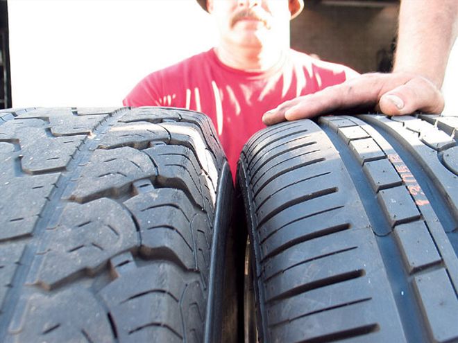 Car Tires On A 1-Ton 1996 Chevy Dually - Skinnies For A Fat One