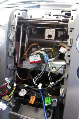 2007 Ford F150 Alpine X008u Navigation Head Unit Install Factory Head Unit Wiring