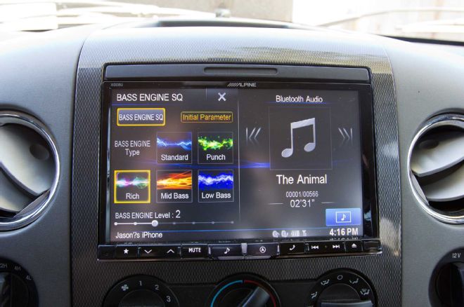 2007 Ford F150 Alpine X008u Navigation Head Unit Install Audio Menu
