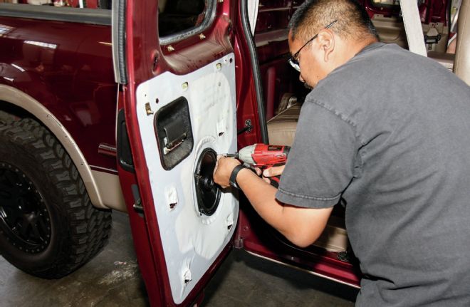 1997 Ford F 150 Rear Passenger Door Panel Removed