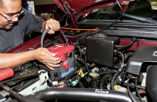 1997 Ford F 150 Installing Optima Battery