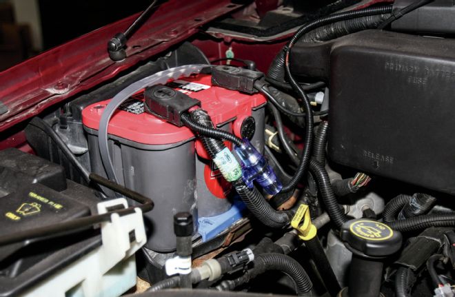 1997 Ford F 150 Power Wire Connected To Optima Battery