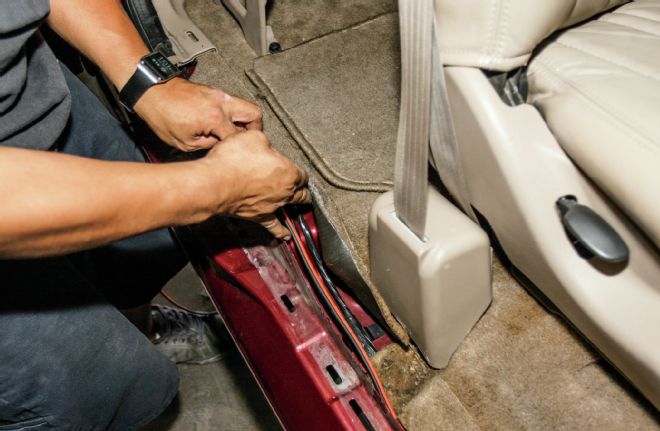 1997 Ford F 150 Running Sub Wire Along Doorsill