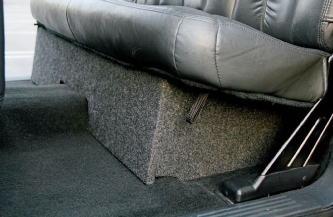 Subs Installed Under Seat