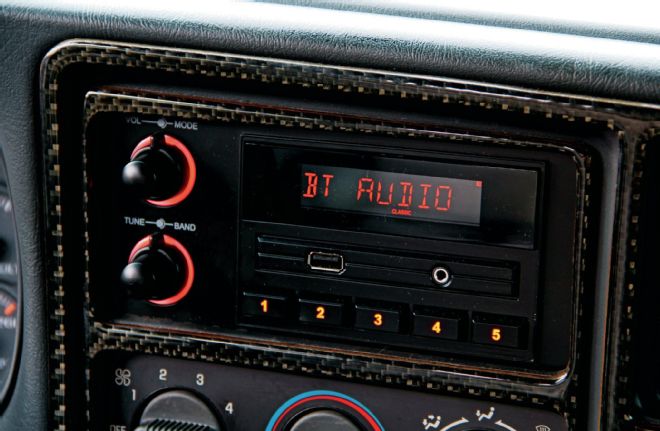 Retro Sound Head Unit Installed