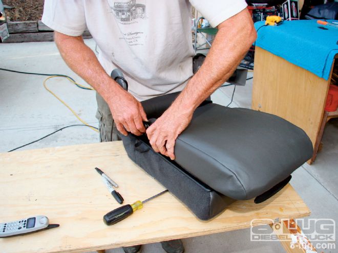 Leather Seat Covers in a 2006 Dodge Ram 2500 - The Big Cover-Up