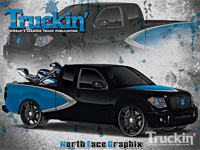 2009 Suzuki Equator Buildup north Face Graphix Rendering