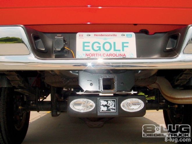 Rear Lighting System on a 2003 Dodge Ram - White Night