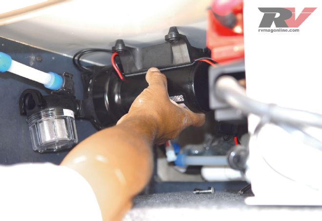 Shurflo RV Water Pump Install - Under Pressure