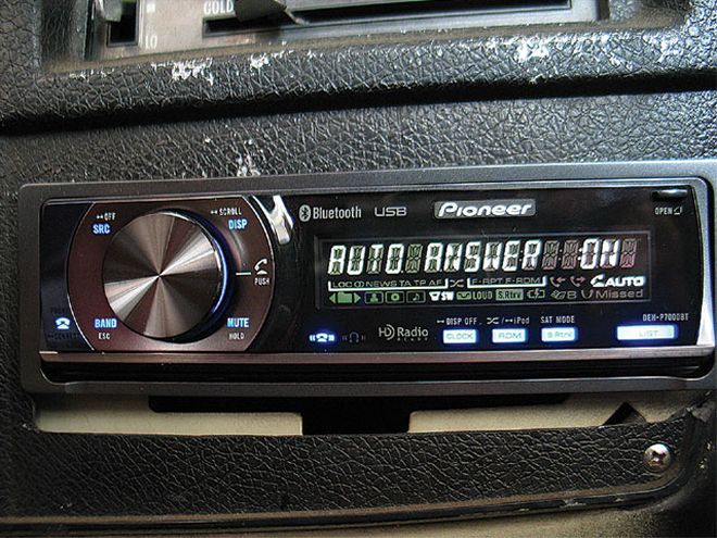 Bluetooth Pioneer Head Unit In A 1973 Chevy Truck - Hands-Free Classic
