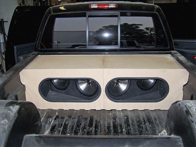 Building A Truck Bed Sub Enclosure - Sound Protection